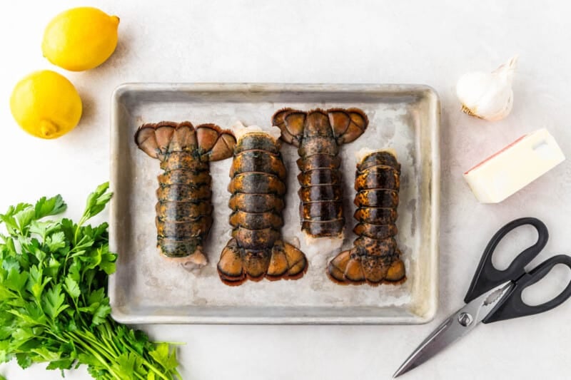 Easiest Broiled Lobster Tails