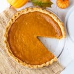  and five minutes of your time to get it into the oven Easy Peasy Pumpkin Pie