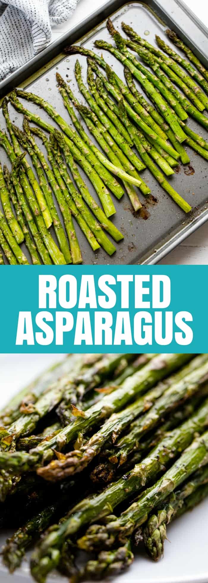 Roasted Asparagus is one of the simplest, most delicious ways to easily cook asparagus in the oven. It requires minimal effort and the result is amazing! 