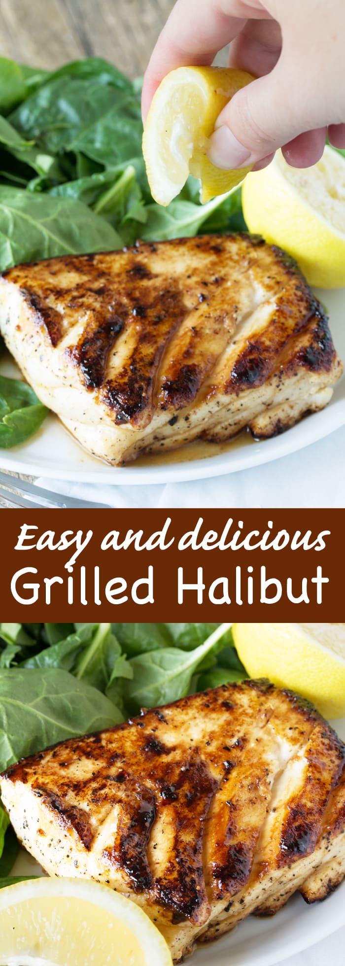  Easy and delicious grilled halibut recipe with honey and lemon will have you falling in l Grilled Halibut