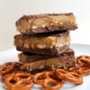 Chocolate Pretzel Caramel Bars