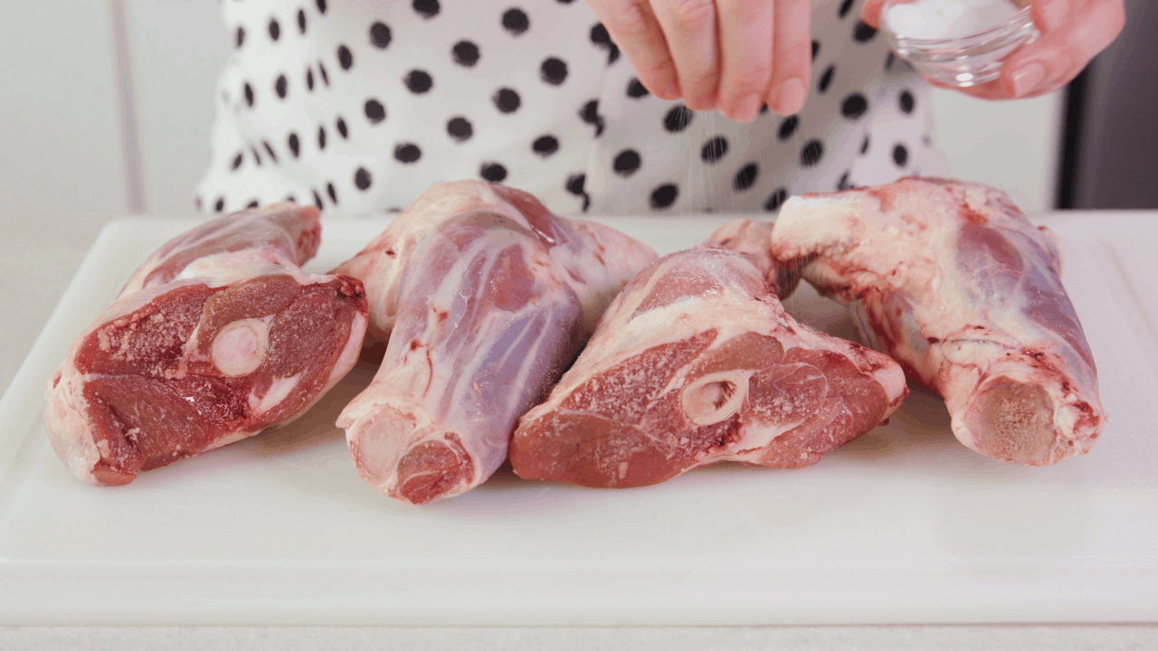 Classic Braised Lamb Shanks are braised in the oven for fall Classic Braised Lamb Shank