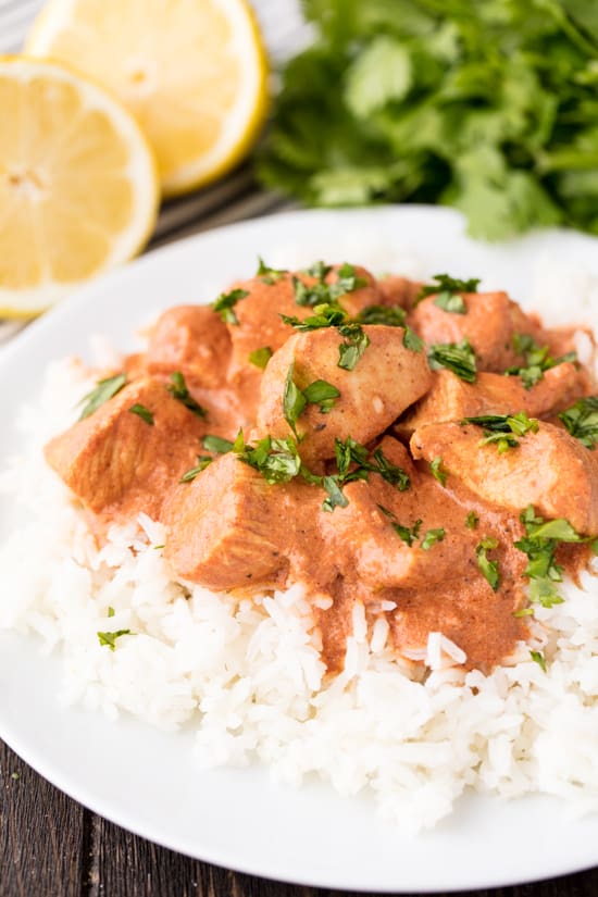 Chicken Tikka Masala on rice