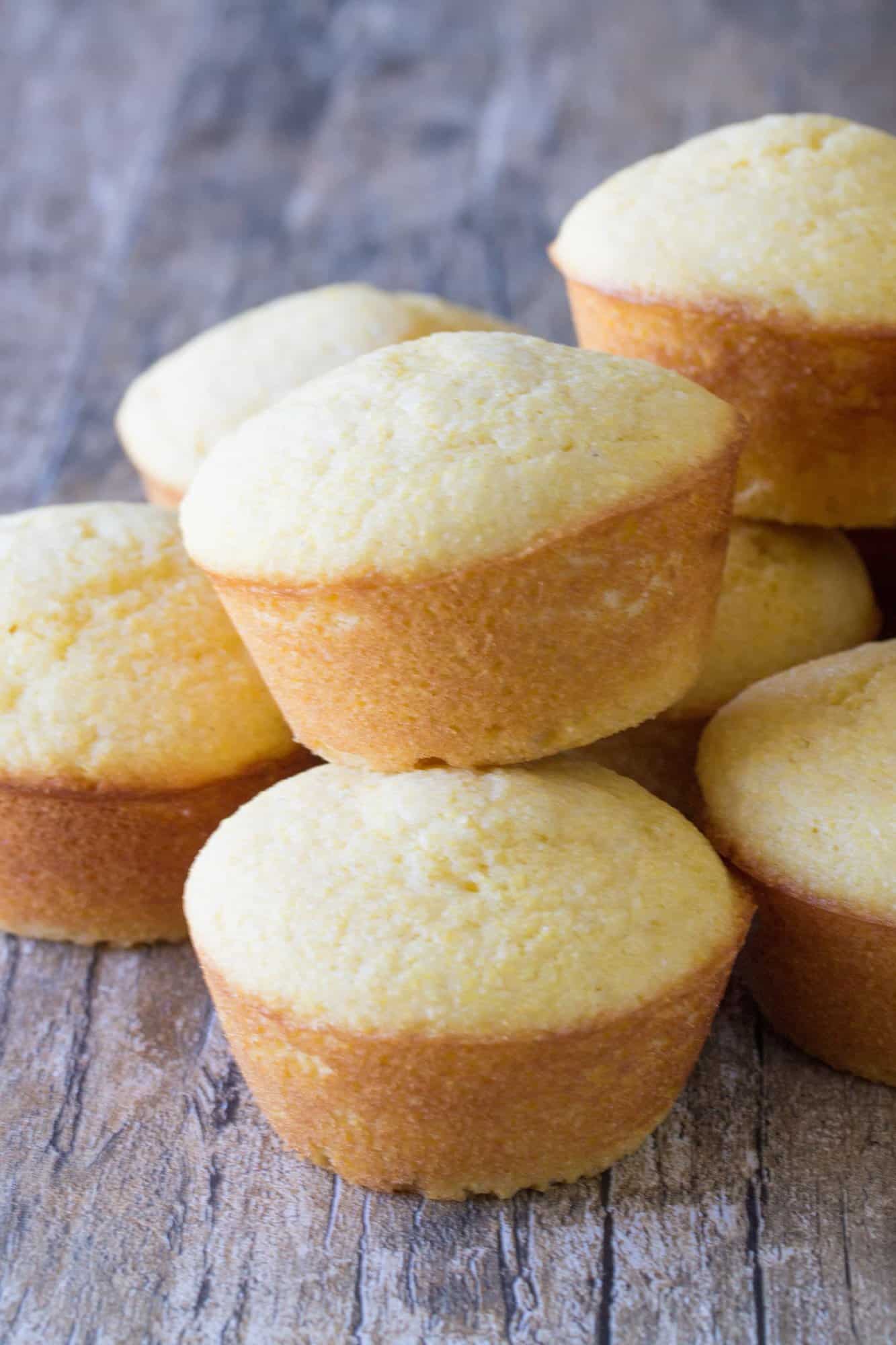 Sweet, buttermilk cornbread muffins that are super easy to make and super tasty too. It doesn’t get any easier!