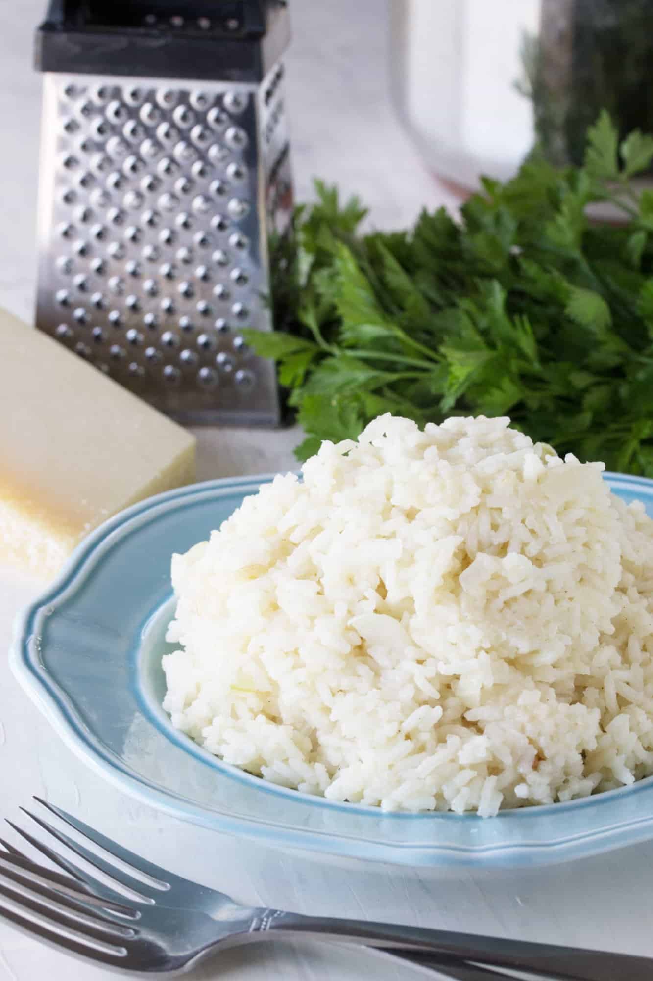 Easy Cheesy Rice Pilaf is a side dish that goes with anything Easy Cheesy Rice Pilaf