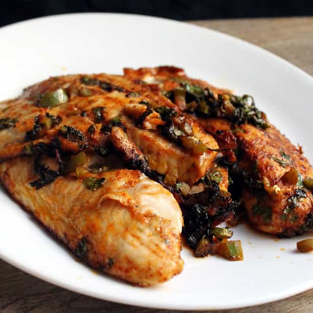 Spicy Marinated Grilled Tilapia