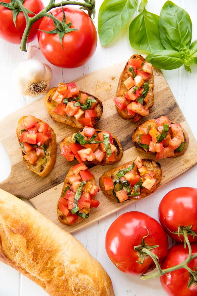 Authentic Italian Bruschetta is a classic appetizer that people absolutely love Authentic Italian Bruschetta