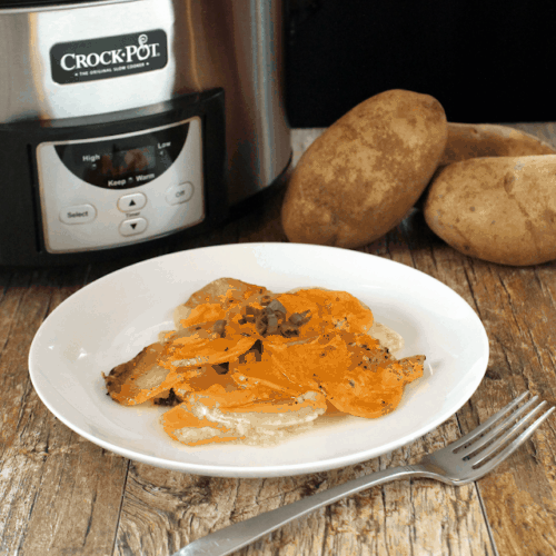 Slow Cooker Scalloped Potatoes The Stay At Home Chef