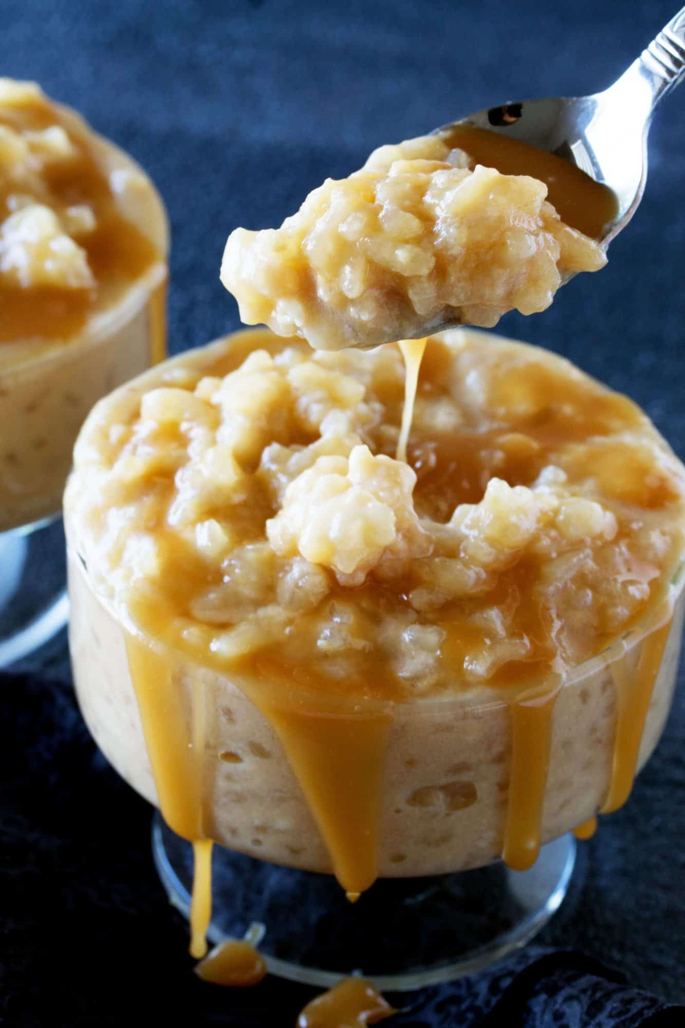 Salted Caramel Rice Pudding