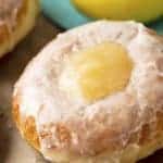 Easy homemade Lemon Filled Doughnuts made completely from scratch Lemon Filled Doughnuts