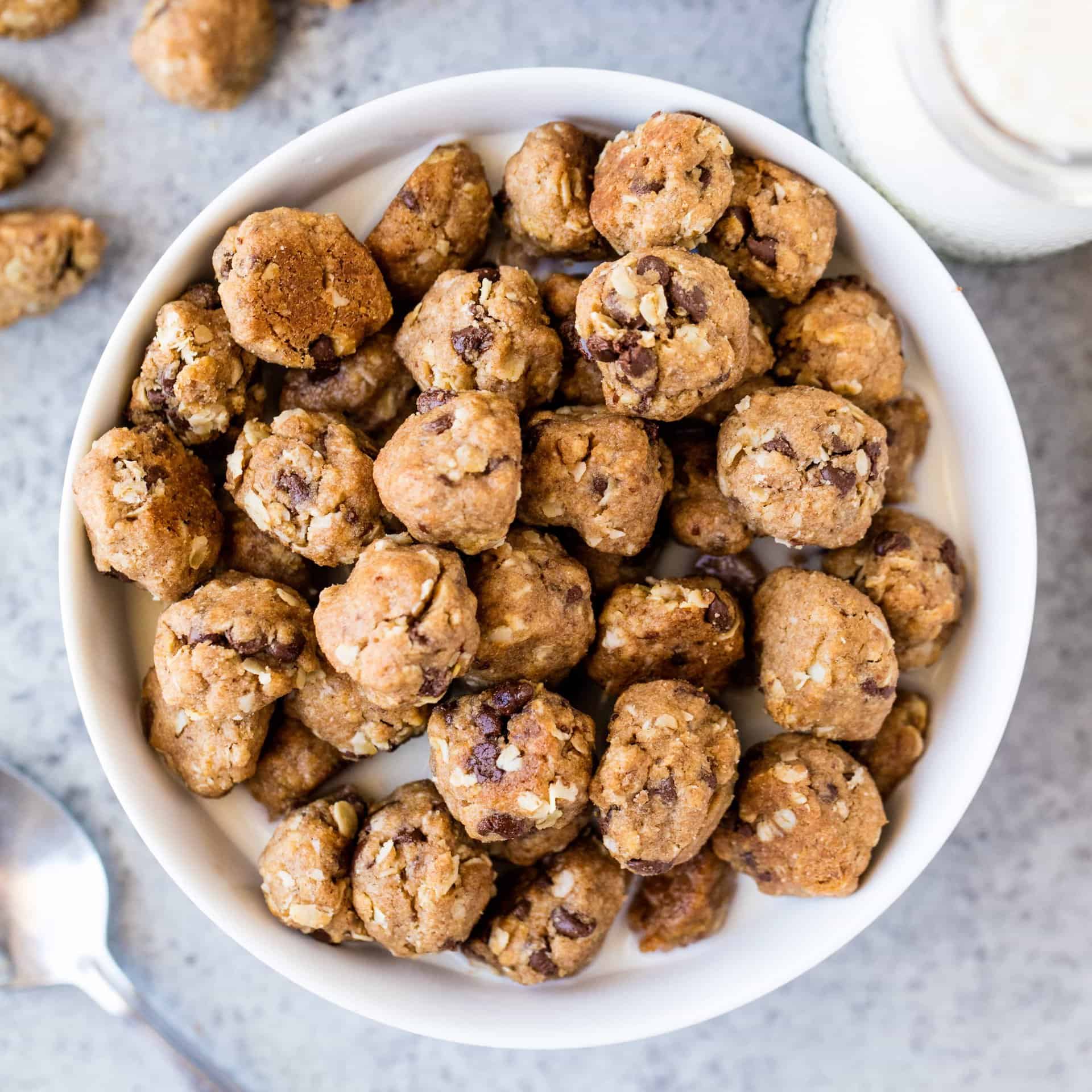 Make your own Homemade Cookie Cereal that's healthy, hearty, and super tasty! Your family will feel so spoiled when you present them with homemade cereal and it's easier than you might think!