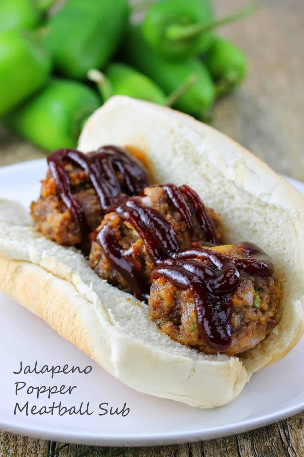 Jalapeno Popper Meatball sub.