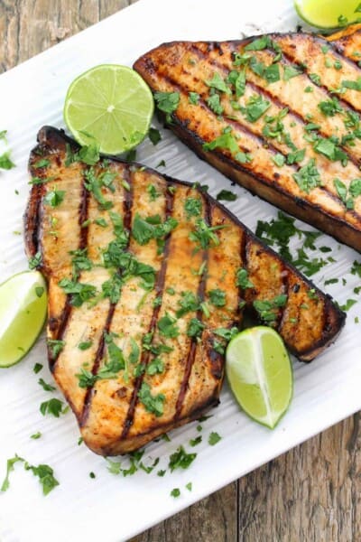 cilantro lime grilled swordfish