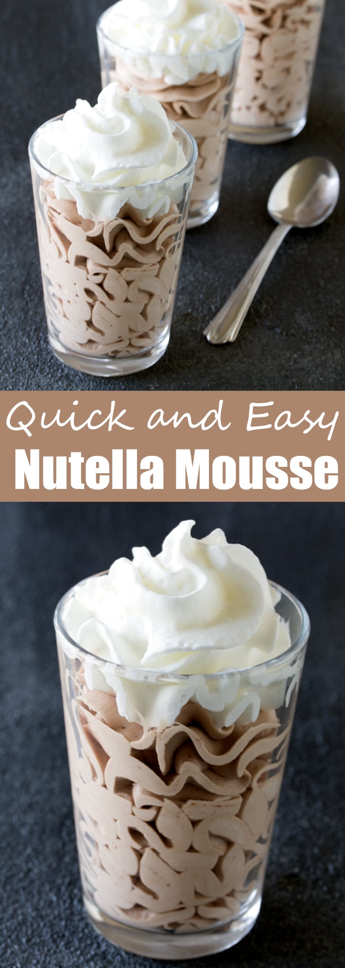  ingredient dessert will win you over immediately Quick and Easy Nutella Mousse