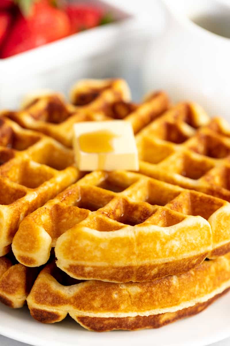 Perfectly Easy Homemade Waffle Recipe Cafe Delites