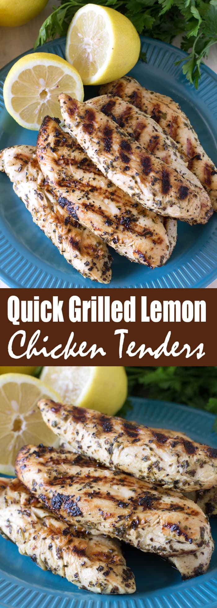 Quick Grilled Lemon Chicken Tenders