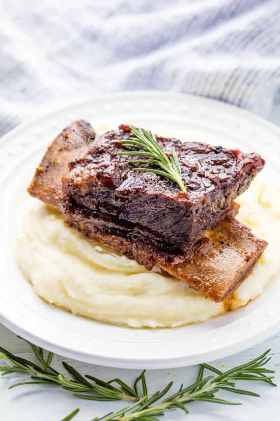 Classic Braised Beef Short Ribs are cooked low and slow until they reach fall Classic Braised Beef Short Ribs