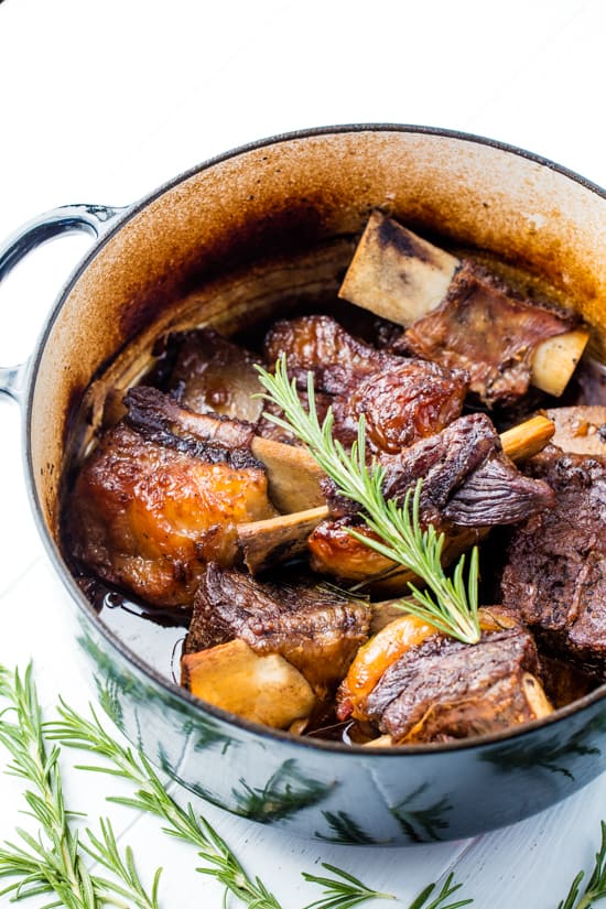 Classic Braised Beef Short Ribs are cooked low and slow until they reach fall Classic Braised Beef Short Ribs