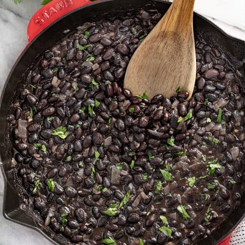 Restaurant Style Mexican Black Beans