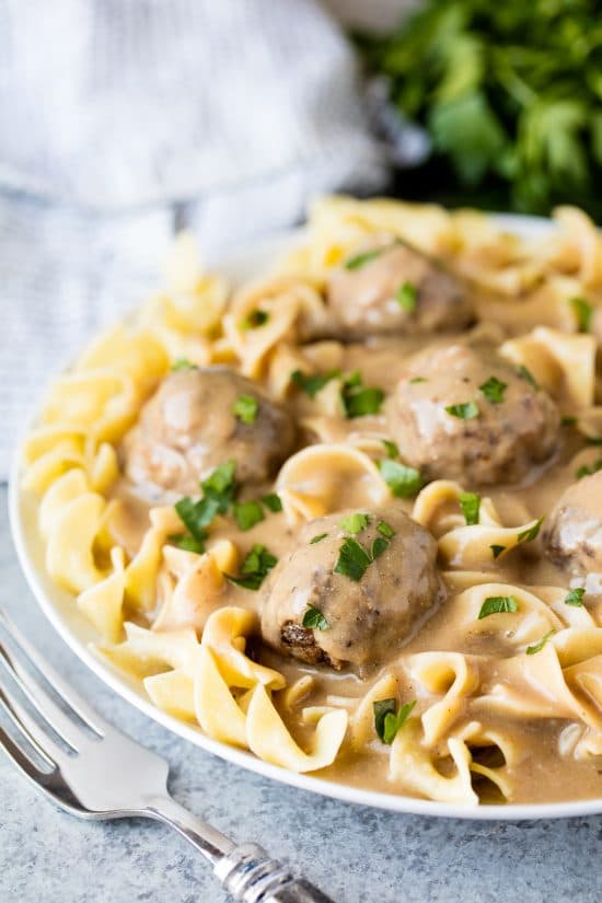 The Best Swedish Meatballs and Gravy