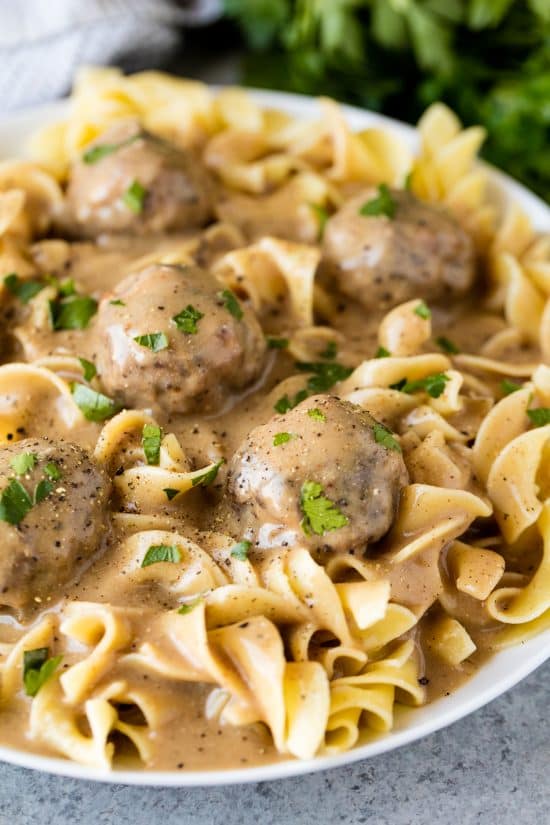 The Best Swedish Meatballs and Gravy