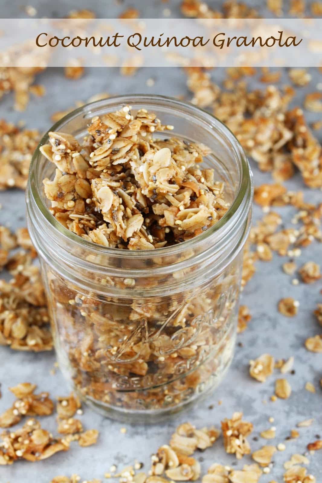 coconut quinoa granola - 3