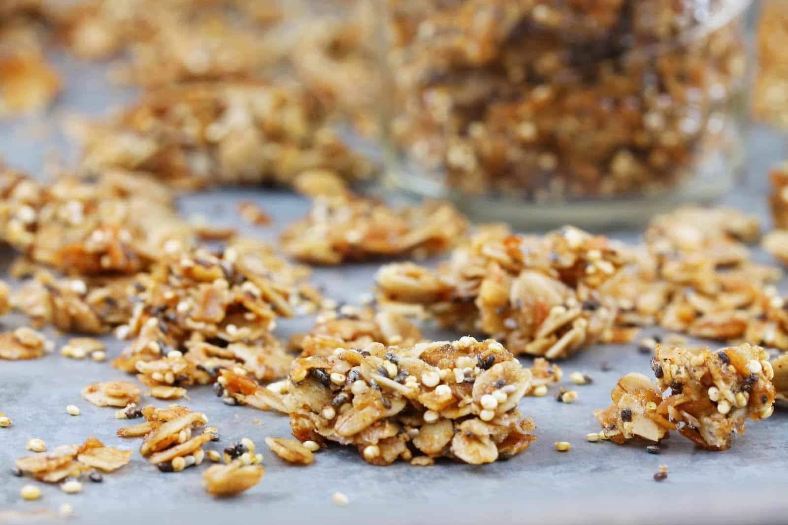 coconut quinoa granola - 6