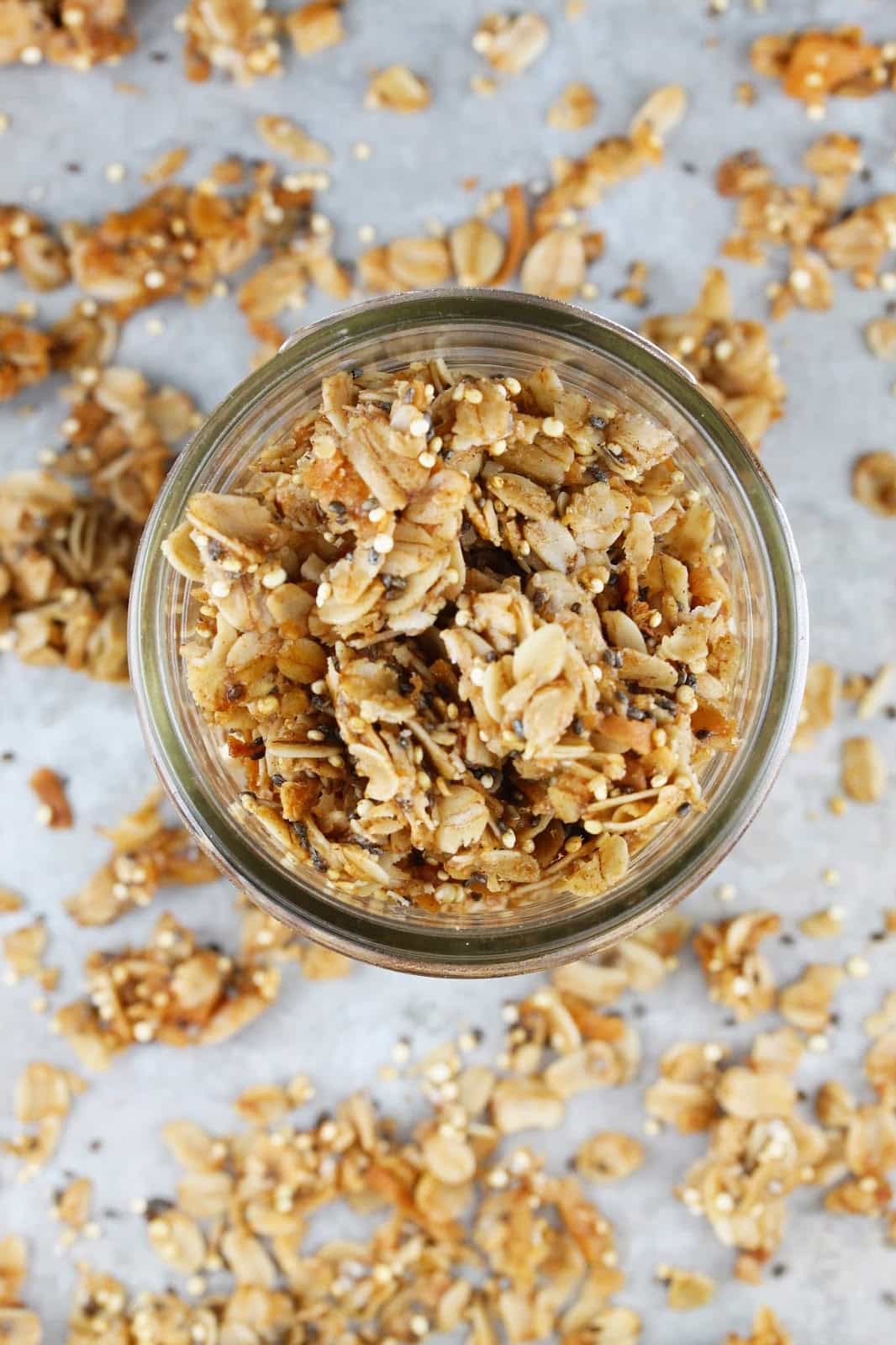 coconut quinoa granola - 4