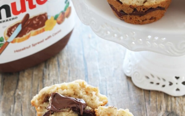 Bacon flavored muffins, with a creamy Nutella center. You can't go wrong combining bacon and Nutella!