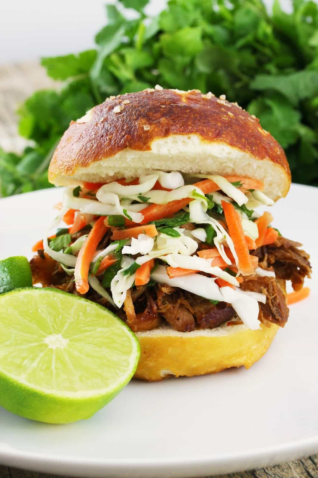 Thai Style Pulled Pork Sandwiches  Slow Cooker  com - 75