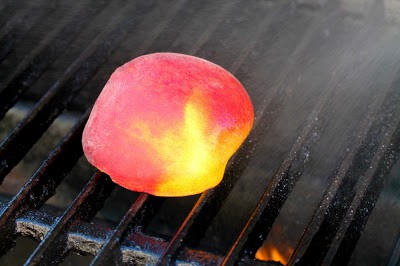 grilled peach s mores - 16