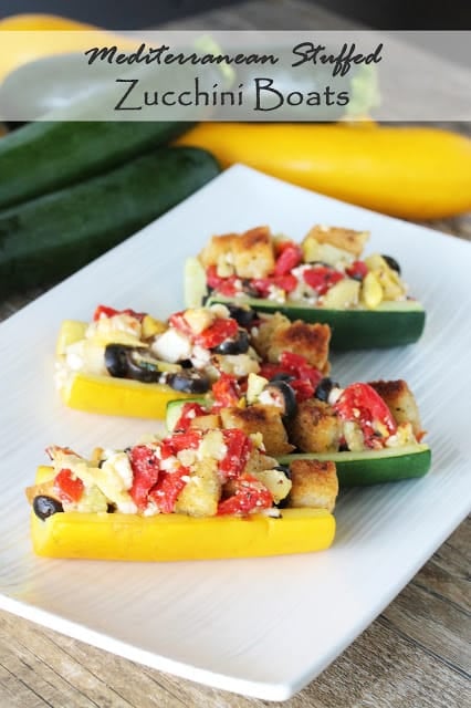 mediterranean zucchini boats with olives - 79