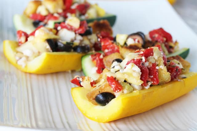 mediterranean zucchini boats with olives - 60