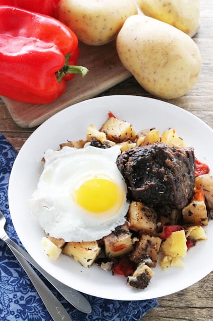 slow cooker short rib hash