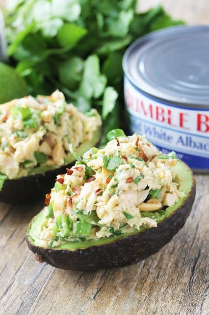 Healthy Thai Tuna Stuffed Avocado - 14