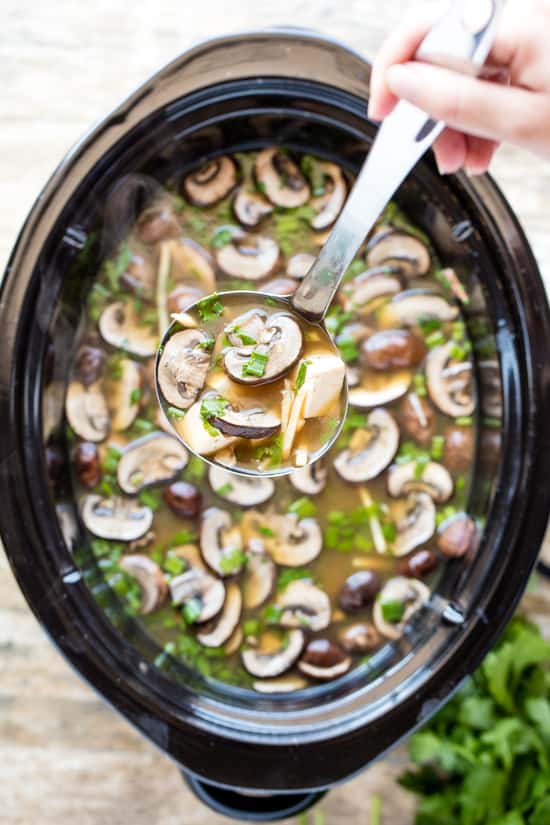 Slow Cooker Chinese Hot and Sour Soup makes it super easy to make your American Chinese re Slow Cooker Chinese Hot and Sour Soup