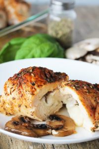 Lasagna Stuffed Chicken is all the flavors you love from lasagna stuffed inside a chicken  Lasagna Stuffed Chicken Breasts