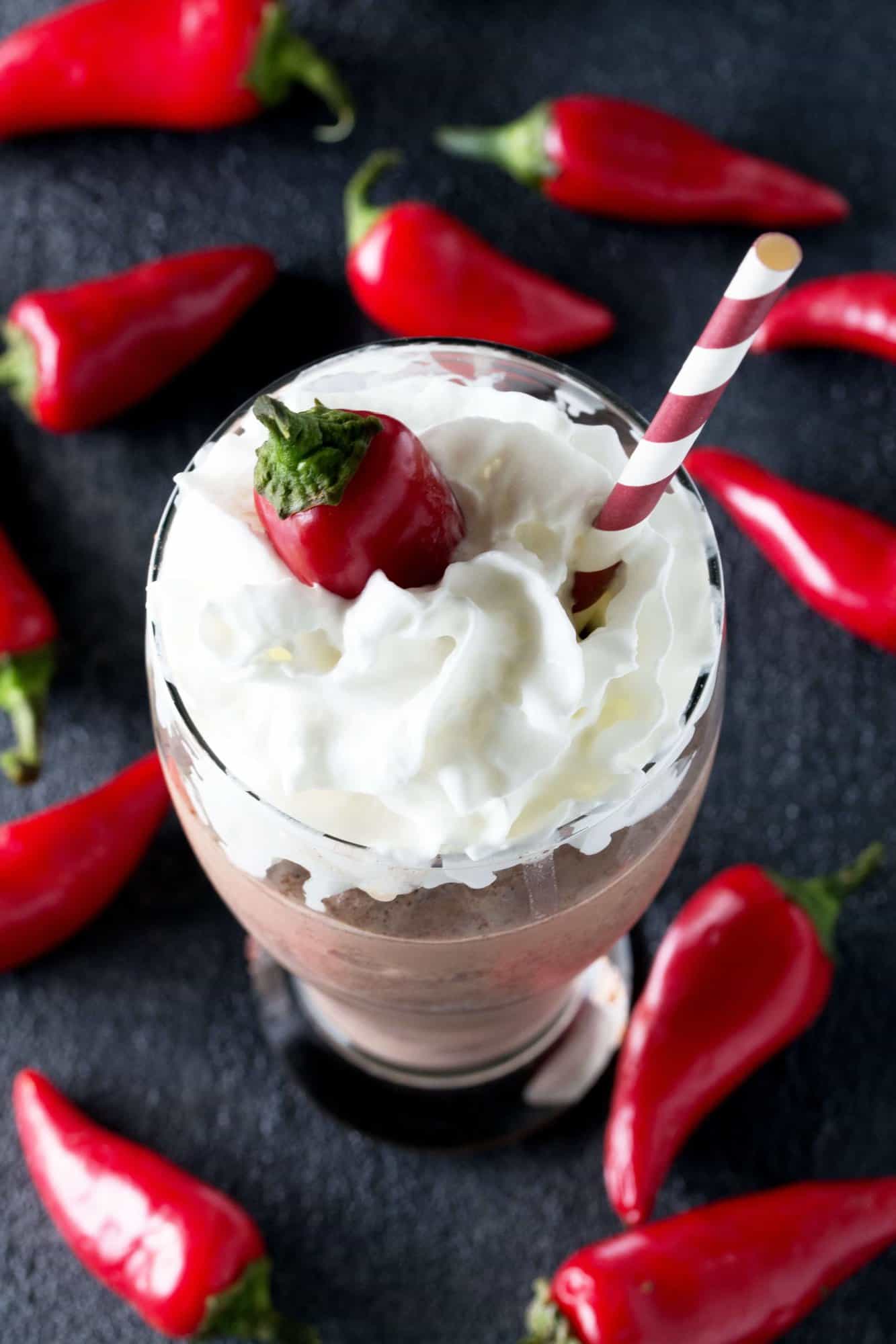 Homemade Mexican Chocolate Frappe - 21