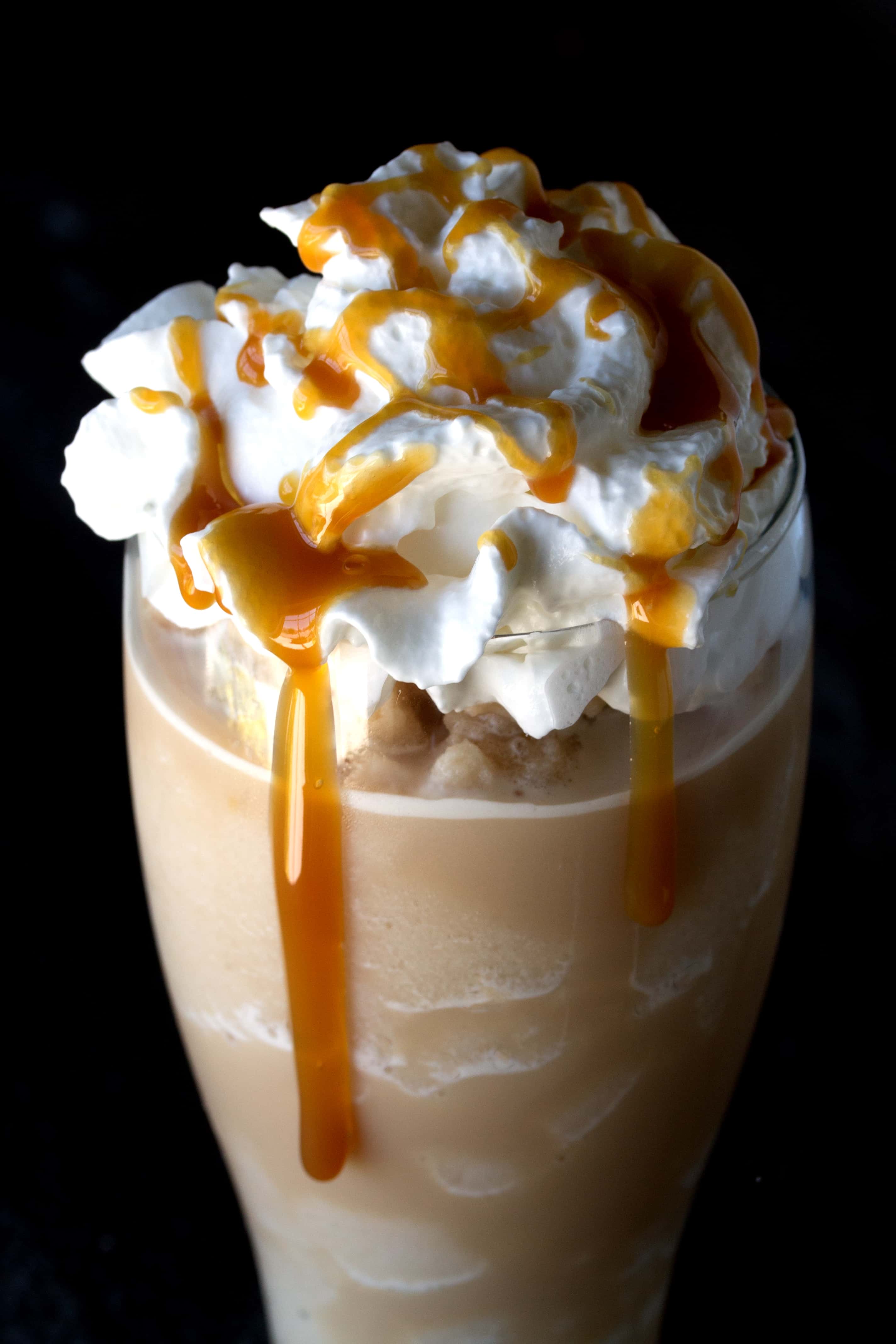 Homemade Salted Caramel Frappe