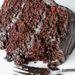 The Most Amazing Chocolate Cake is here. I call this my Matilda Cake because I swear it's just as good as the cake that Bruce Bogtrotter ate in Matilda. Moist, chocolaty perfection. This is the chocolate cake you've been dreaming of!