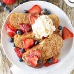Get ready for the Best French Toast Ever! This french toast is made from challah bread and it's freezable too so you can enjoy a gourmet french toast breakfast any day of the week!