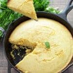 style Easy Skillet Cornbread is the perfect side for every soup Easy Skillet Cornbread