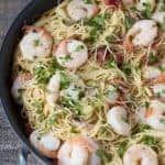 Easy Creamy Tomato Shrimp Angel Hair Pasta - 86