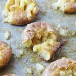  Honey Roasted Smashed Potatoes are the best potato side dish Honey Roasted Smashed Potatoes