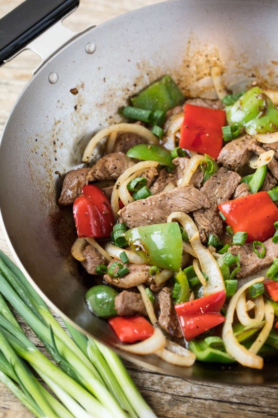 Easy Chinese Pepper Steak