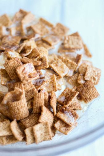 This cinnamon toast crunch breakfast casserole is a creative twist on a classic breakfast  Cinnamon Toast Crunch Breakfast Casserole