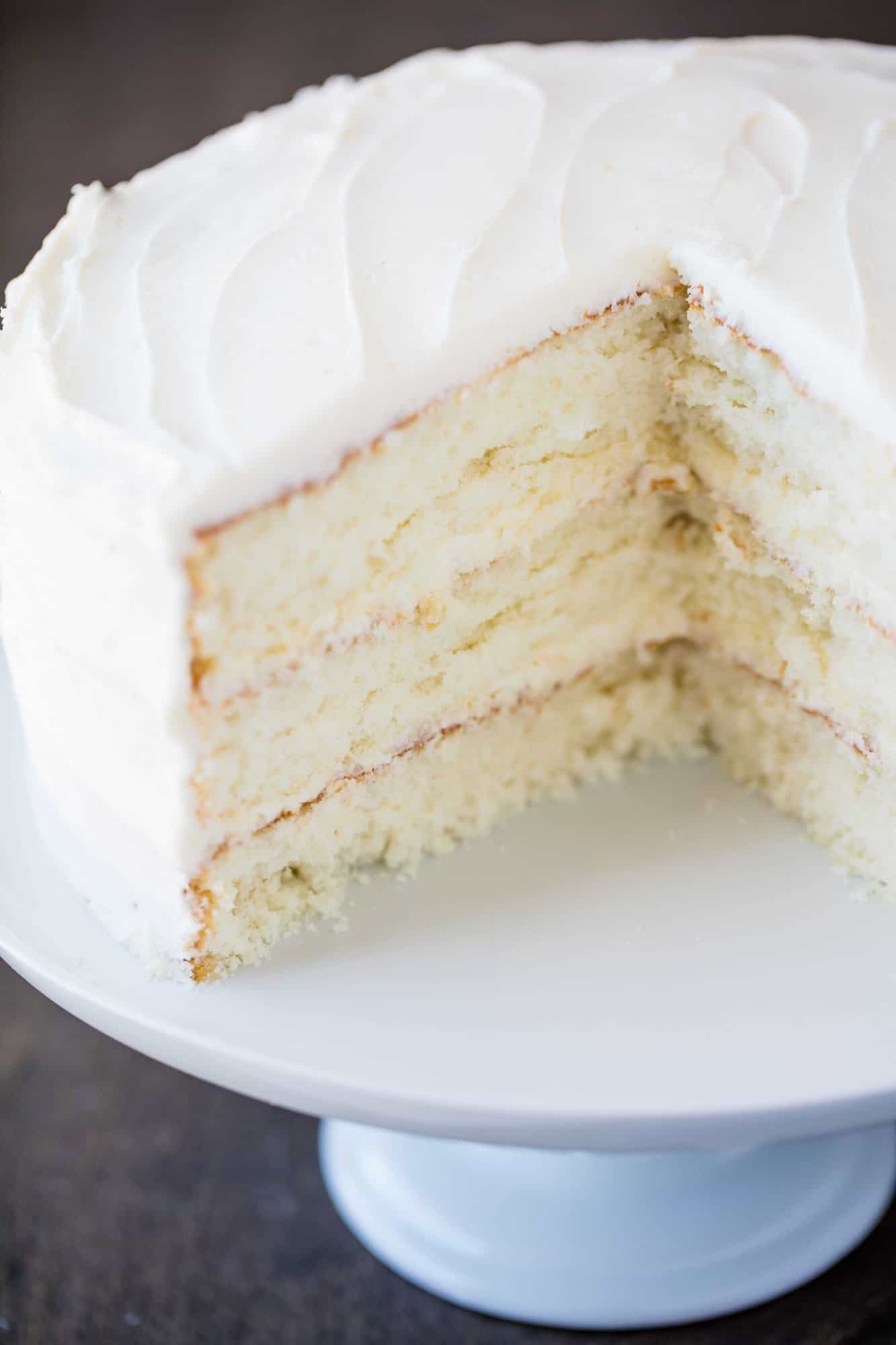 The Most Amazing White Cake