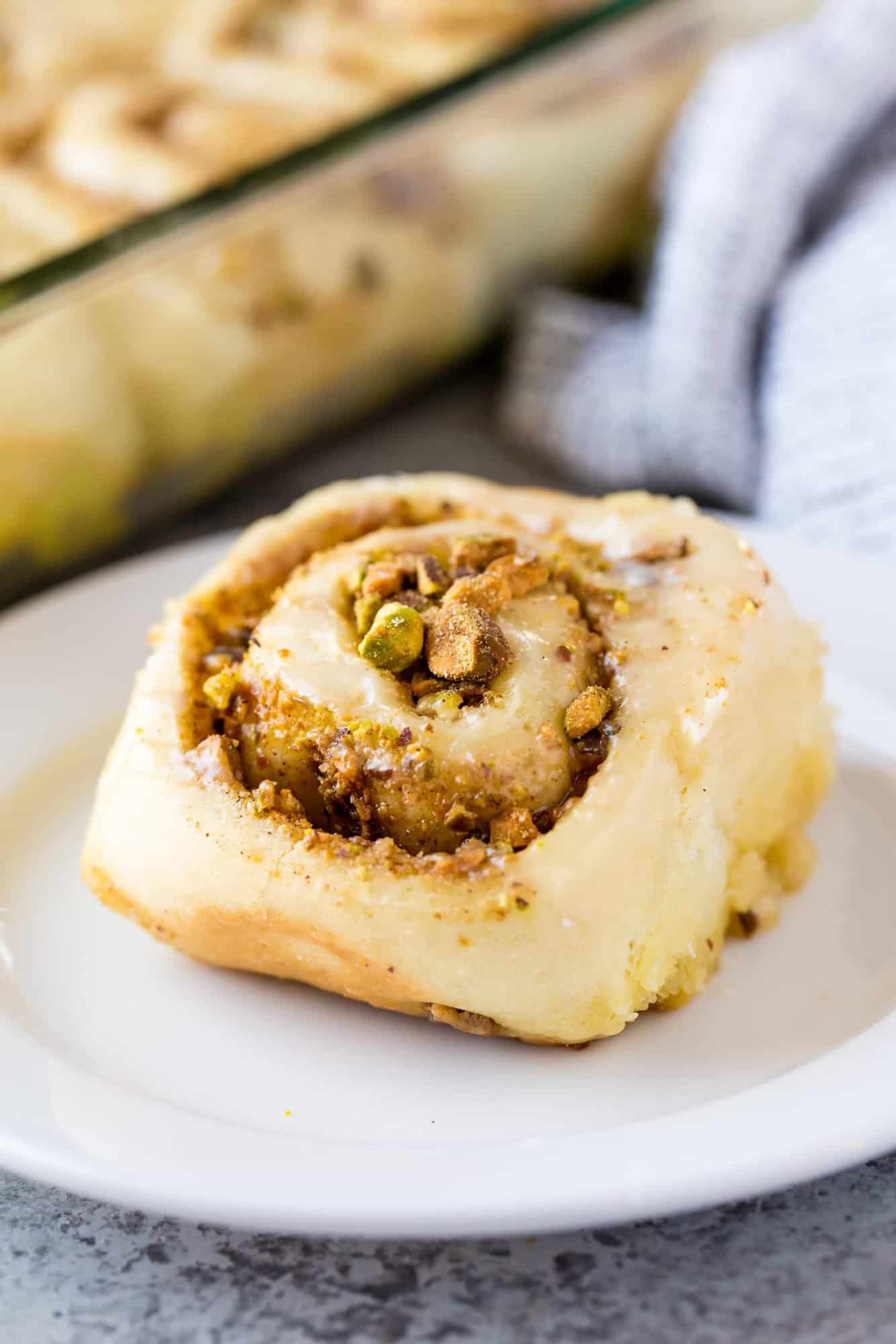 Baklava Cinnamon Rolls have all the flavors you love from traditional baklava wrapped up i Baklava Cinnamon Rolls