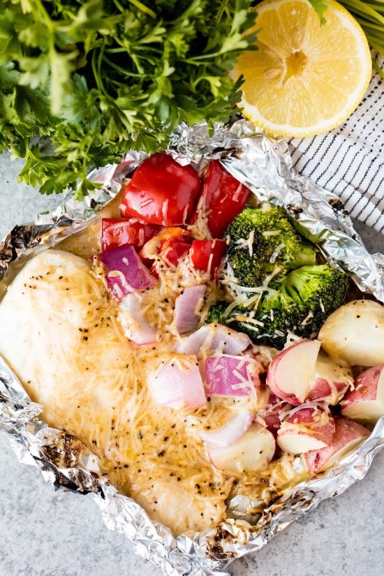 Ranch Chicken And Potato Foil Packets