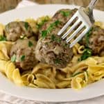 The Best Swedish Meatballs and Gravy are made with a combination of ground pork and beef a The Best Swedish Meatballs and Gravy